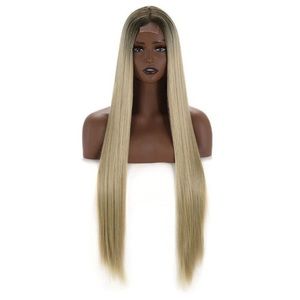 Synthetic blonde wig